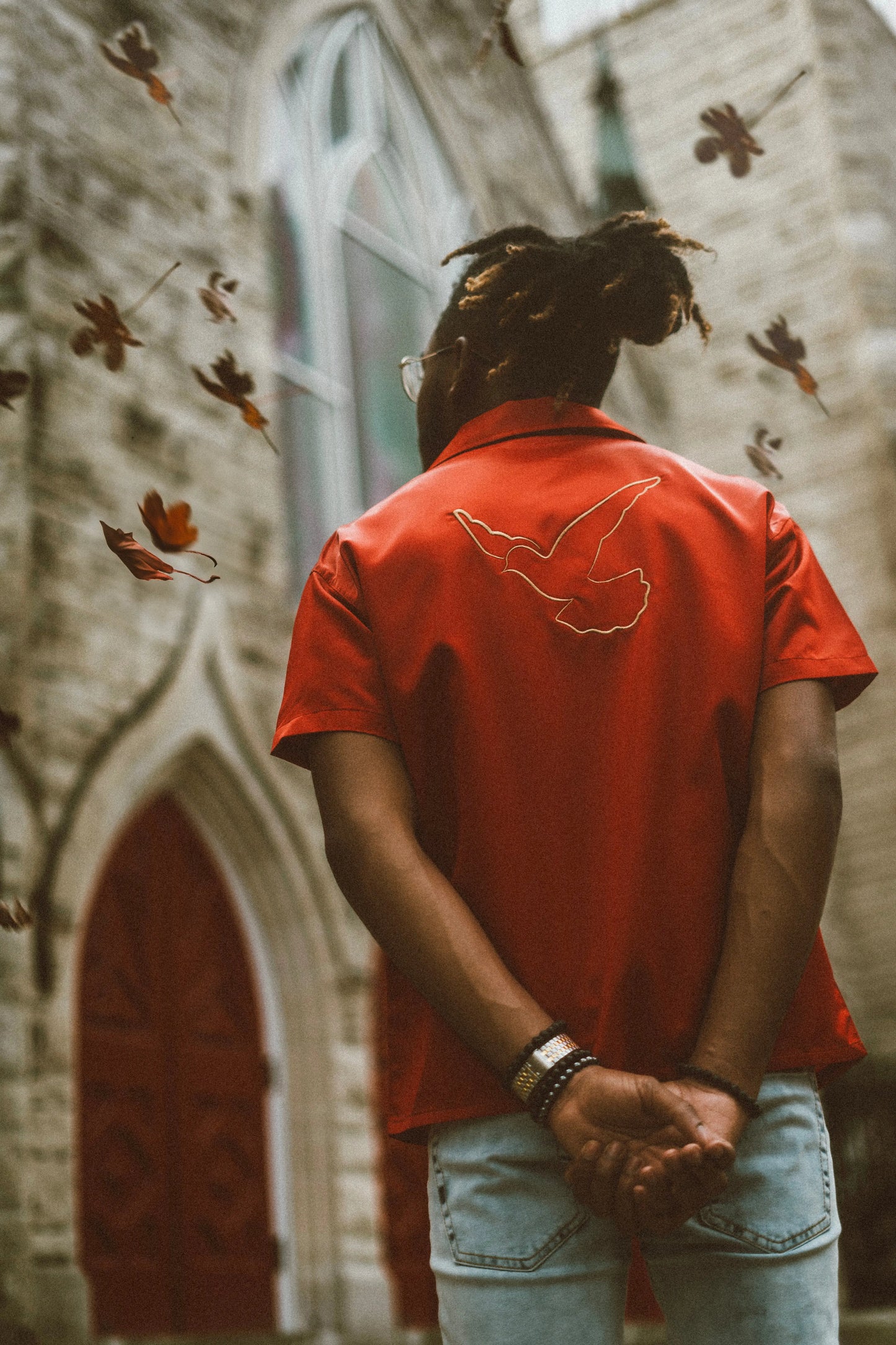 GOD'S SOULS Satin Zipped Short Sleeve God’s Souls