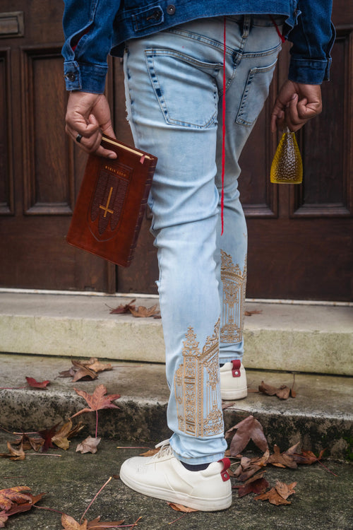 GOD'S SOULS DENIM HEAVEN GATES God’s Souls